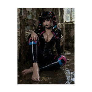 Moonlit Beauty Gothic Pinup Poster Print