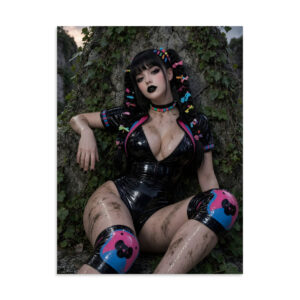 Shadow Siren Gothic Pinup Wall Print