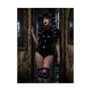 Glam Gothic Pinup Wall Poster
