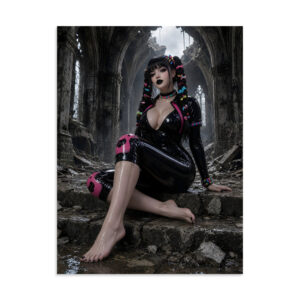 Pale Beauty Dark Pinup Poster Print