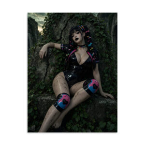 Widow Veil Gothic Pinup Wall Art
