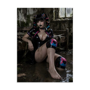 Iron Rose Dark Pinup Poster Print